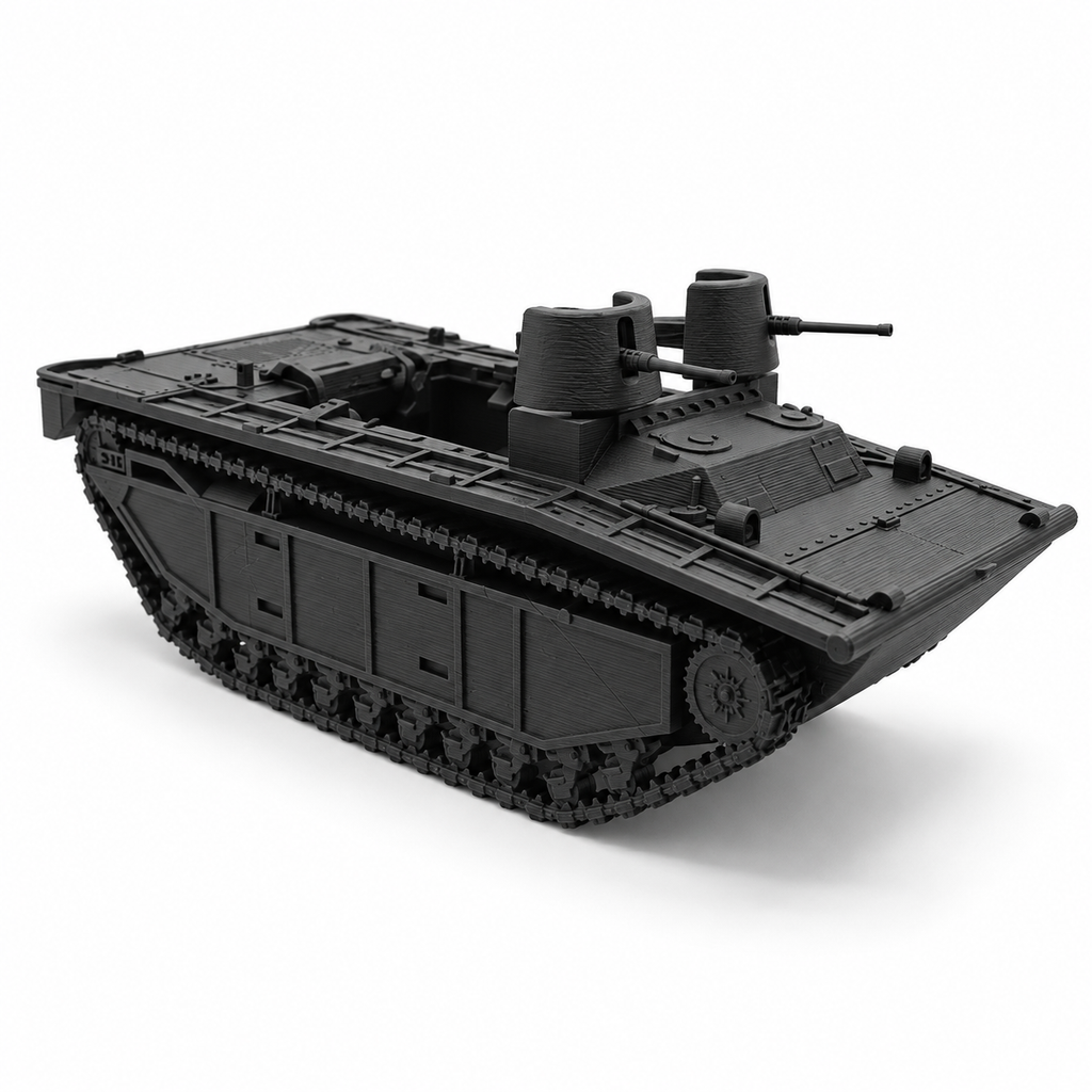 SSMODEL 1/72 1/144 LVT-2(A) Buffalo II Amphibious US WW2 Resin Model Kit TSS0868