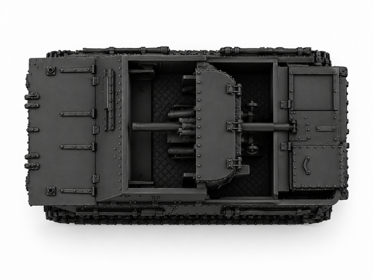SSMODEL 1/72 1/144 Multi Scale hunter T13 B1 Tank MODEL kit TSS1377 — detail view 3