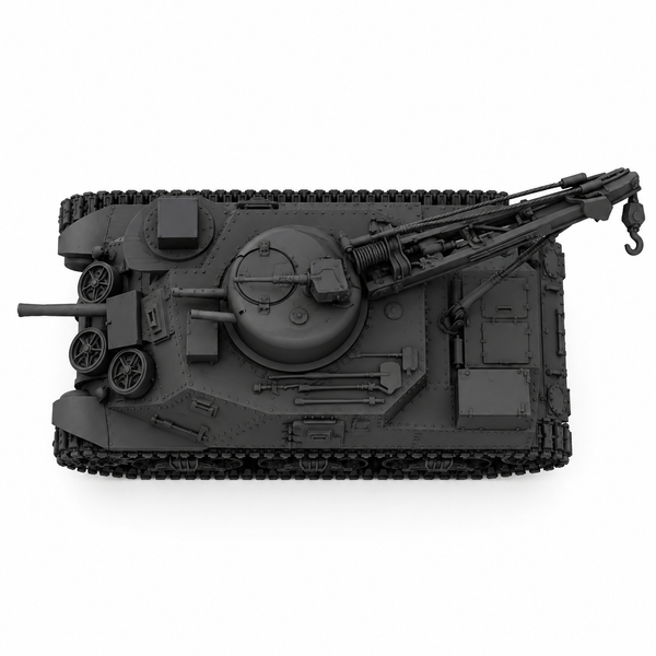 SSMODEL 1/72 1/144 WWII US M31 Armored Recovery Vehicle Resin Model Kit TSS0884