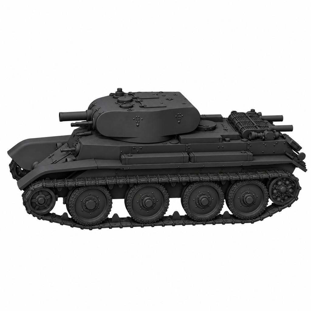 SSMODEL 1/72 1/144 Multi Scale BT7 prototype Soviet light tank Model Kit TSS0153