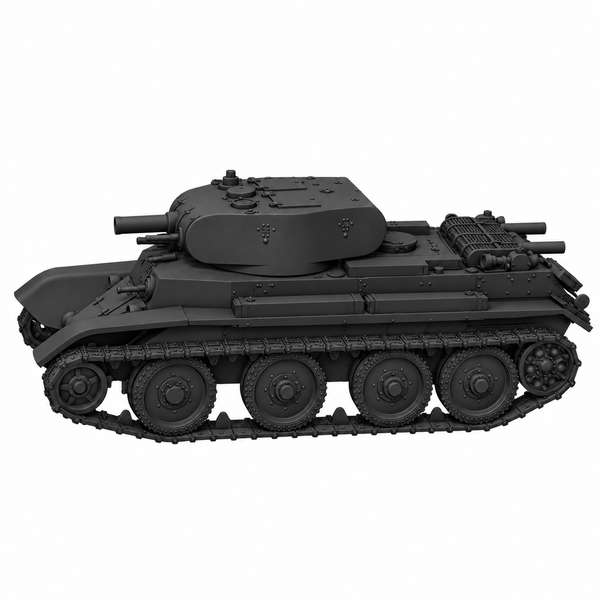 SSMODEL 1/72 1/144 Multi Scale BT7 prototype Soviet light tank Model Kit TSS0153