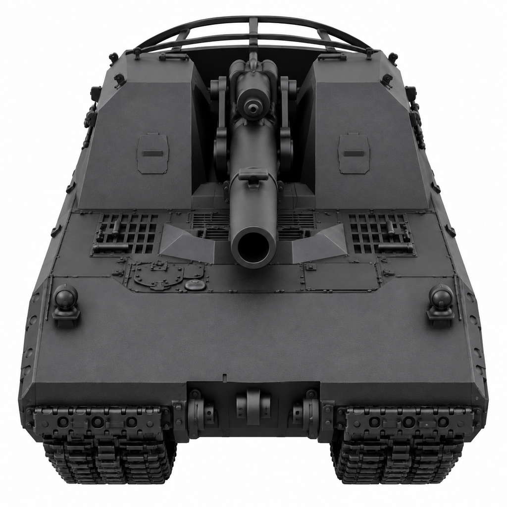 SSMODEL 1/72 1/144 Multi Scale  G.W. Maus Tank Resin MODEL kit TSS0348