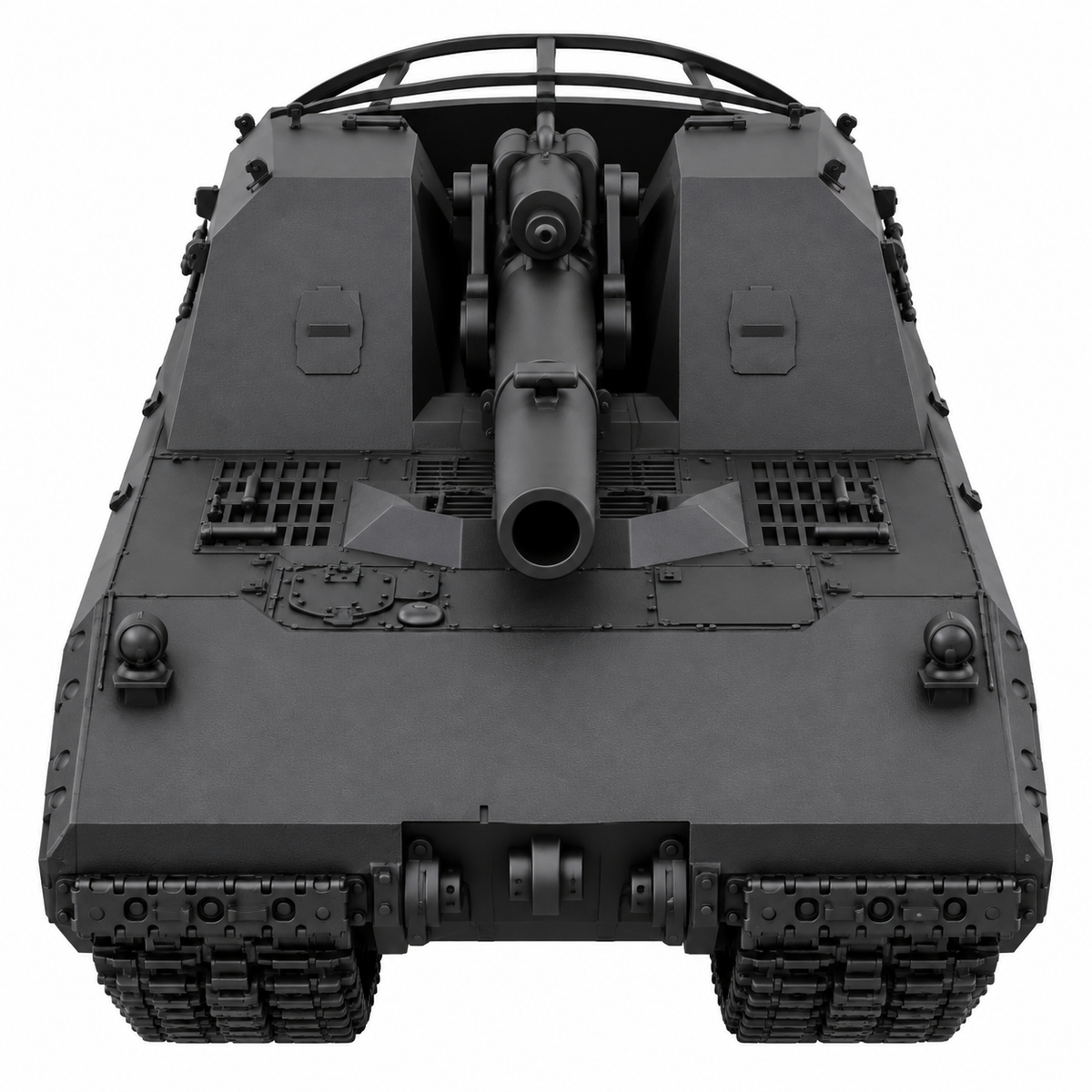 SSMODEL 1/72 1/144 Multi Scale  G.W. Maus Tank Resin MODEL kit TSS0348 — detail view 2
