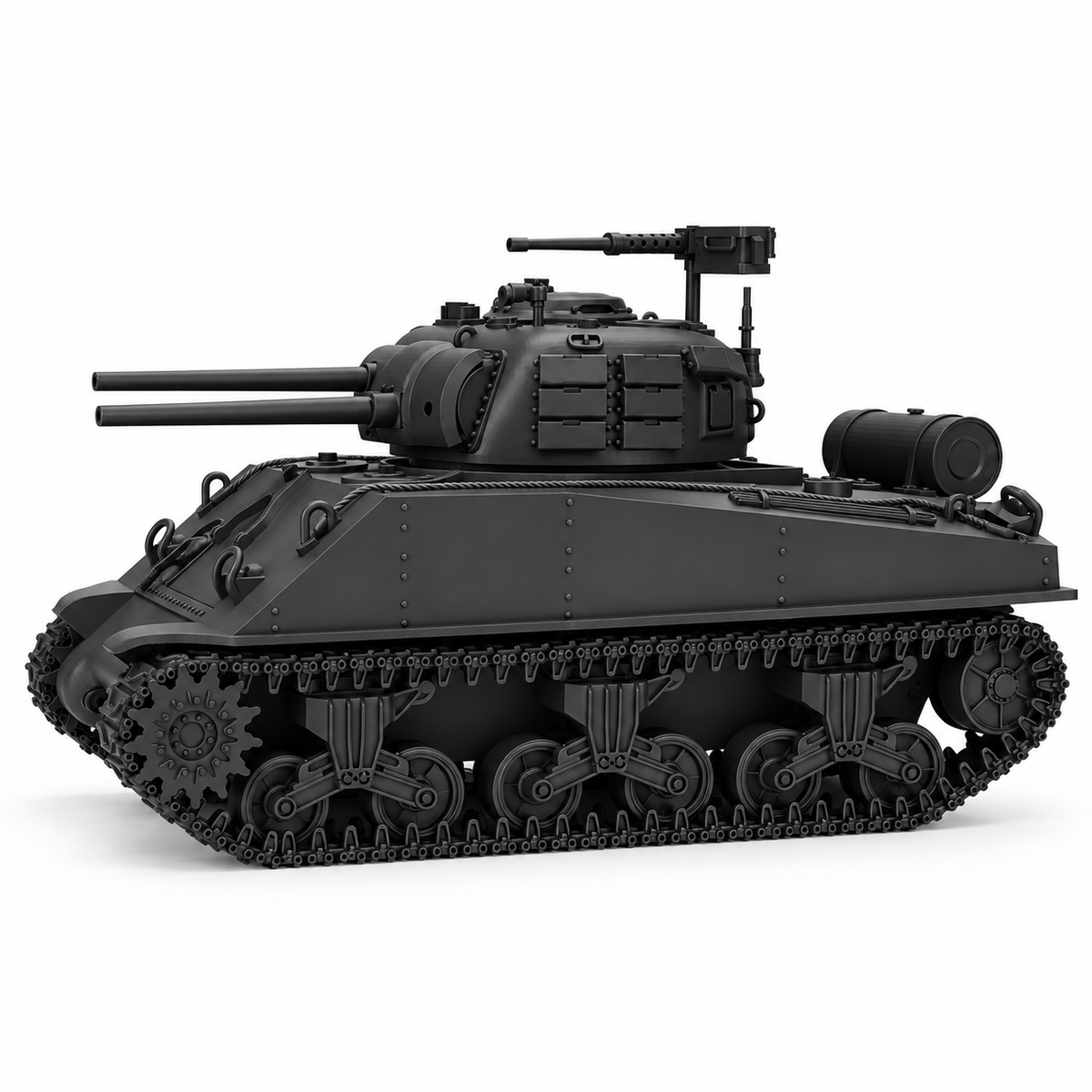 SSMODEL 1/72 1/144 Multi Scale M4A3R3 Sherman Zippo US WW2 Tank MODEL TSS0695 — detail view 13