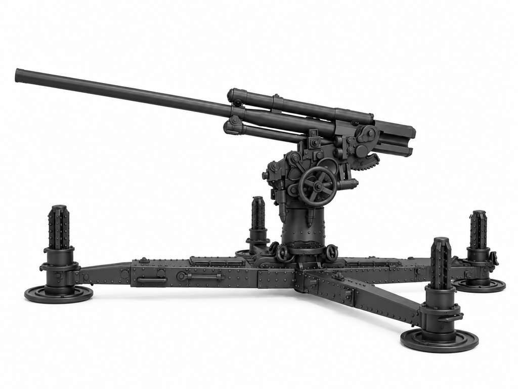 SSMODEL 1/72 1/144 Multi Scale Bofors 75mm Model 1929 Resin MODEL KIT TSS1469