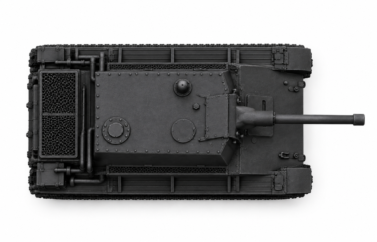 SSMODEL 1/72 1/144 Multi Scale IS-10 Experimental Light SPA Tank MODEL TSS0002 — detail view 5