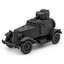 SSMODEL 1/72 1/144 Multi-Scale WWII Soviet FAI Armored Car Resin Model TSS1237