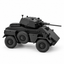 SSMODEL 1/72 1/144 Multi-Scale WWII British Armored Car Mk.IV Model Kit TSS1255