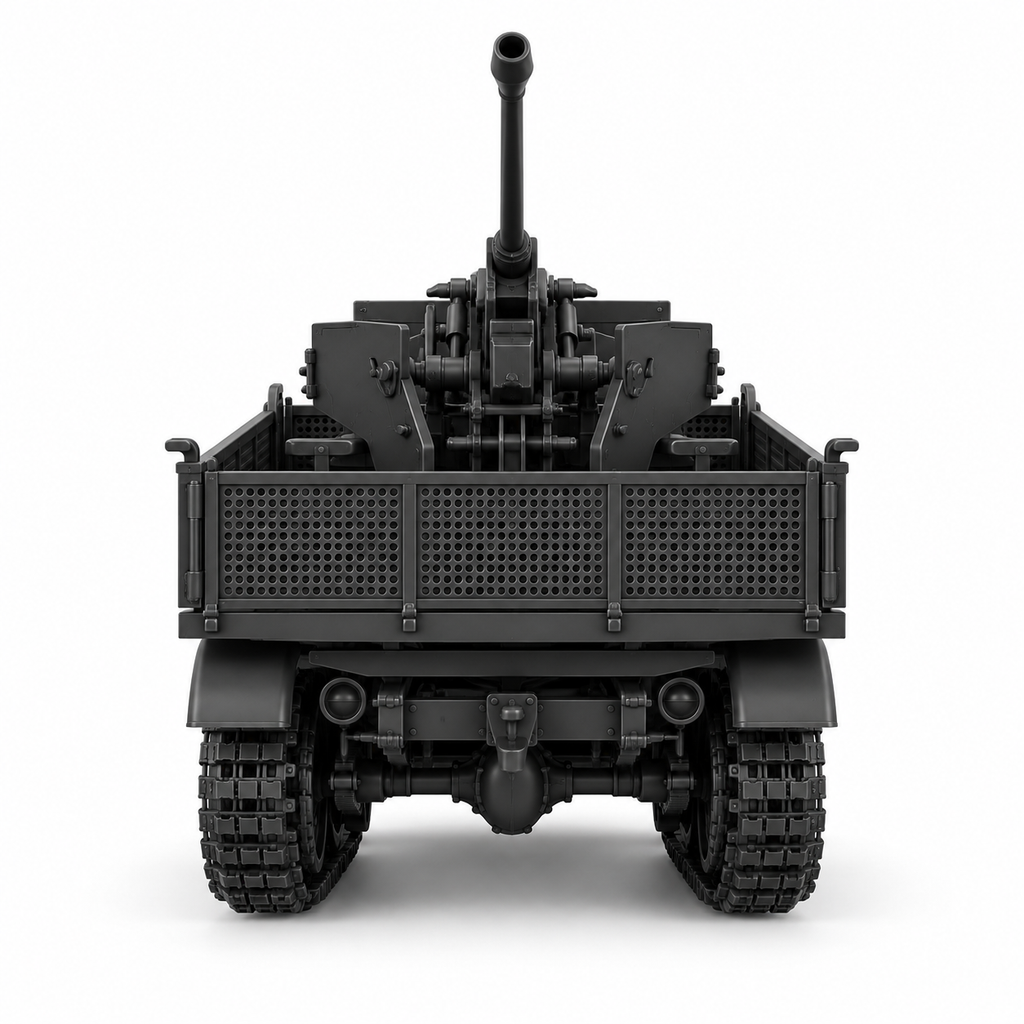 SSMODEL 1/72 1/144 Sd.Kfz.6/2 3.7cm Flak 36 Half-Track Resin Model Kit TSS1530