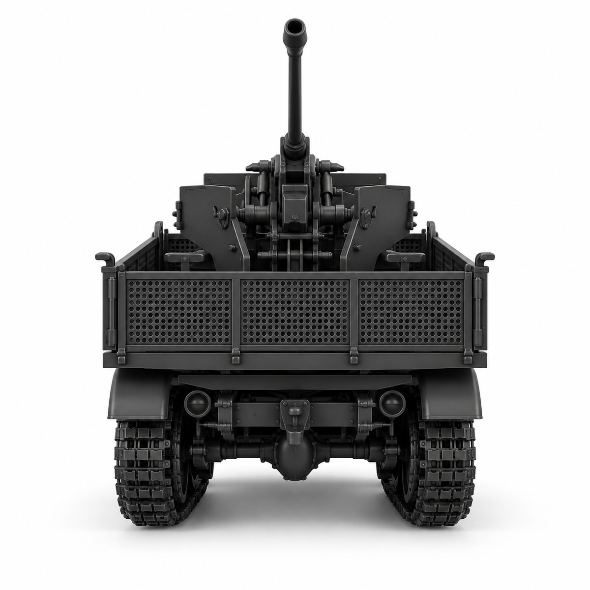 SSMODEL 1/72 1/144 Sd.Kfz.6/2 3.7cm Flak 36 Half-Track Resin Model Kit TSS1530 — detail view 3
