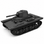 SSMODEL1/72 1/144 Multi Scale PZInż 130 Tank Resin Model Kit TSS0551