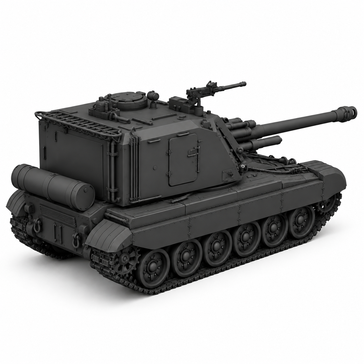 SSMODEL 1/72 1/144 Multi Scale T-72 GCT 155 French/Indian Tank MODEL kit TSS0353 — detail view 5