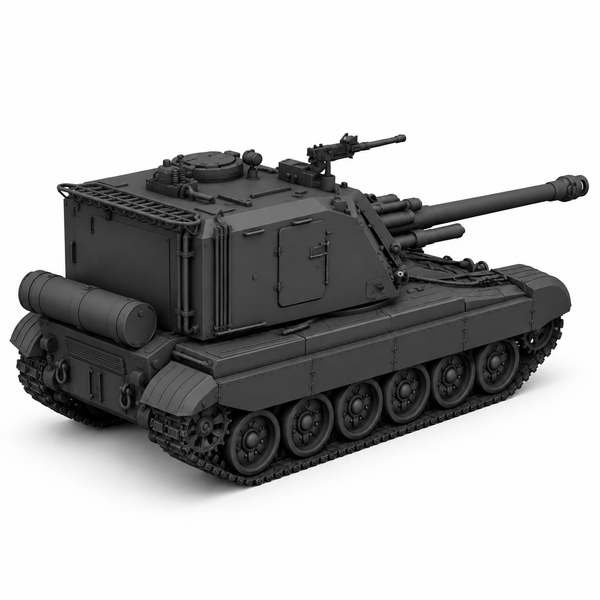 SSMODEL 1/72 1/144 Multi Scale T-72 GCT 155 French/Indian Tank MODEL kit TSS0353