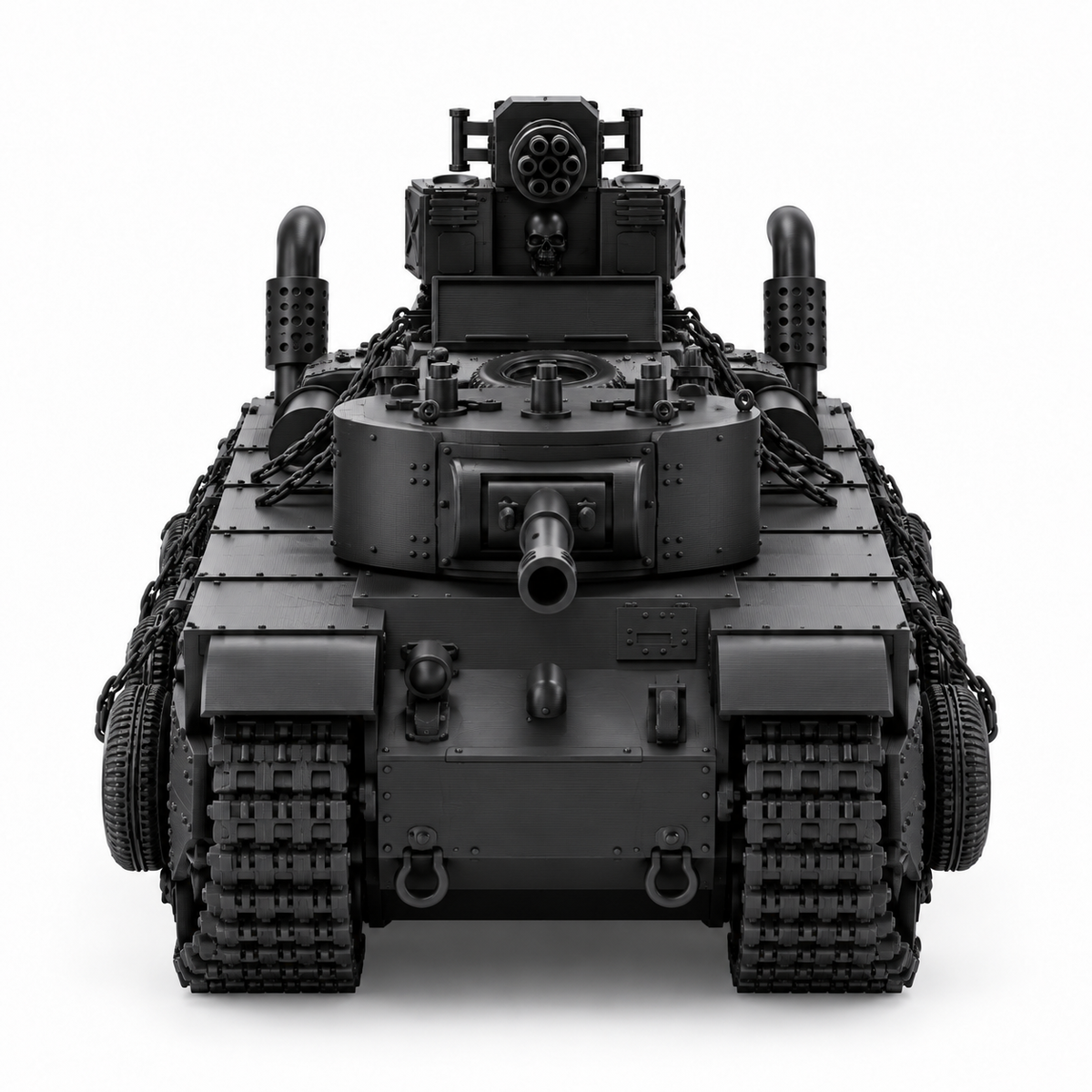 SSMODEL 1/72 1/144 WW2 Cyberpunk T-35 Tank & Kubelwagen Set Resin Model TSS1250 — detail view 2