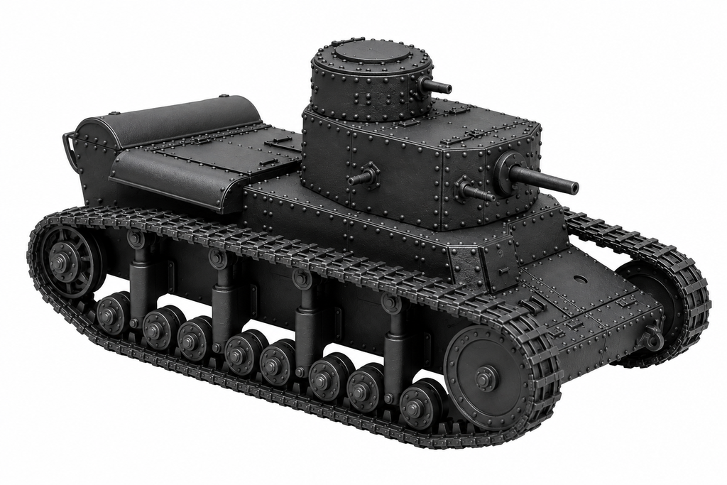SSMODEL 1/72 1/144 Multi Scale T-12Soviet experimental medium tank MODEL TSS0008