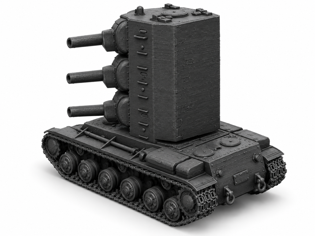 SSMODEL 1/72 1/144 Multi Scale KV-2-2-2 Funny Fictional Tank MODEL kit TSS0498