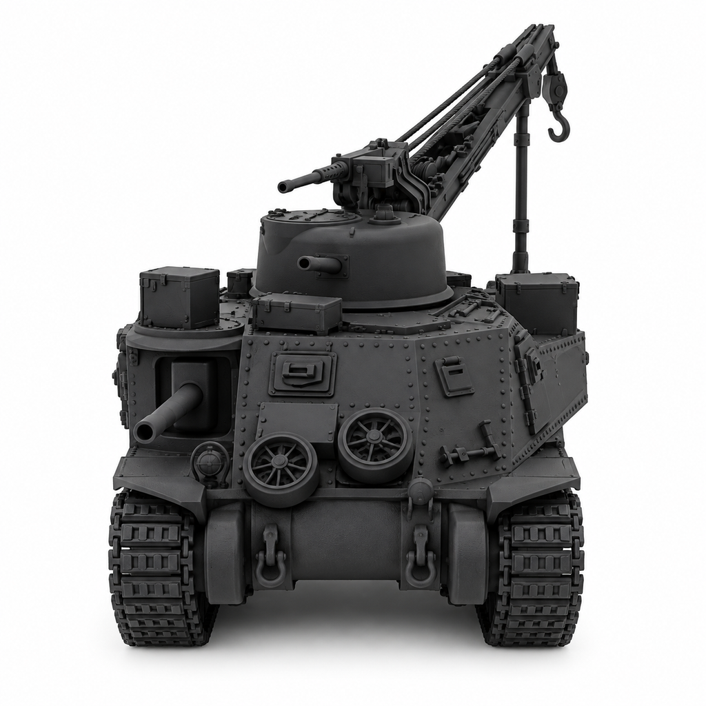 SSMODEL 1/72 1/144 WWII US M31 Armored Recovery Vehicle Resin Model Kit TSS0884