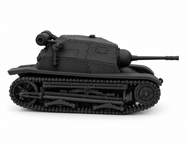SSMODEL 1/72 1/144 Multi Scale with 2 optional machine guns Tank MODEL TSS1382
