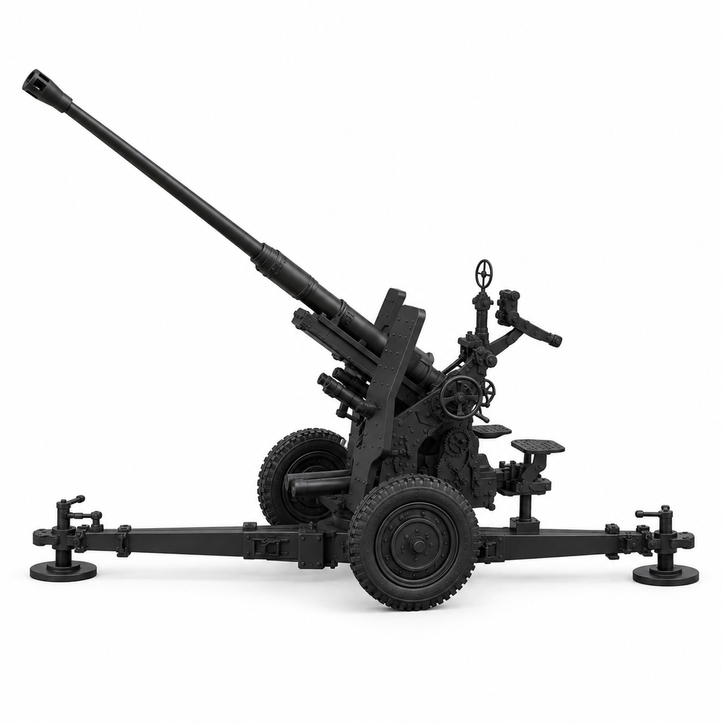 SSMODEL 1/72 1/144 AA-gun 2cm Flak30 on wheels on cross Gunner Resin KIT TSS1447