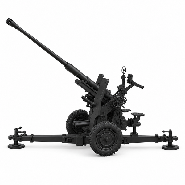 SSMODEL 1/72 1/144 AA-gun 2cm Flak30 on wheels on cross Gunner Resin KIT TSS1447