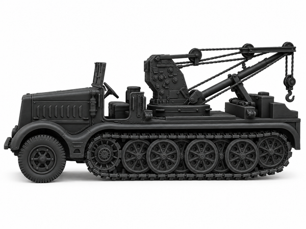 SSMODEL 1/72 1/144 Multi Scale Sd.Kfz.9/1 Crane vehicle Crewmen MODEL TSS1103