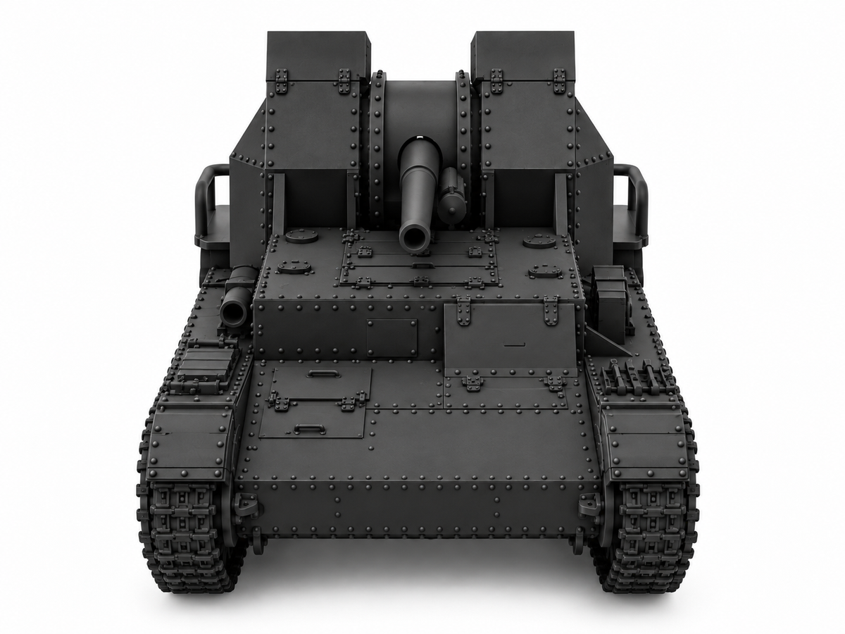 SSMODEL 1/72 1/144 Multi Scale SU-5 tank Resin Model Kit TSS0080 — detail view 5