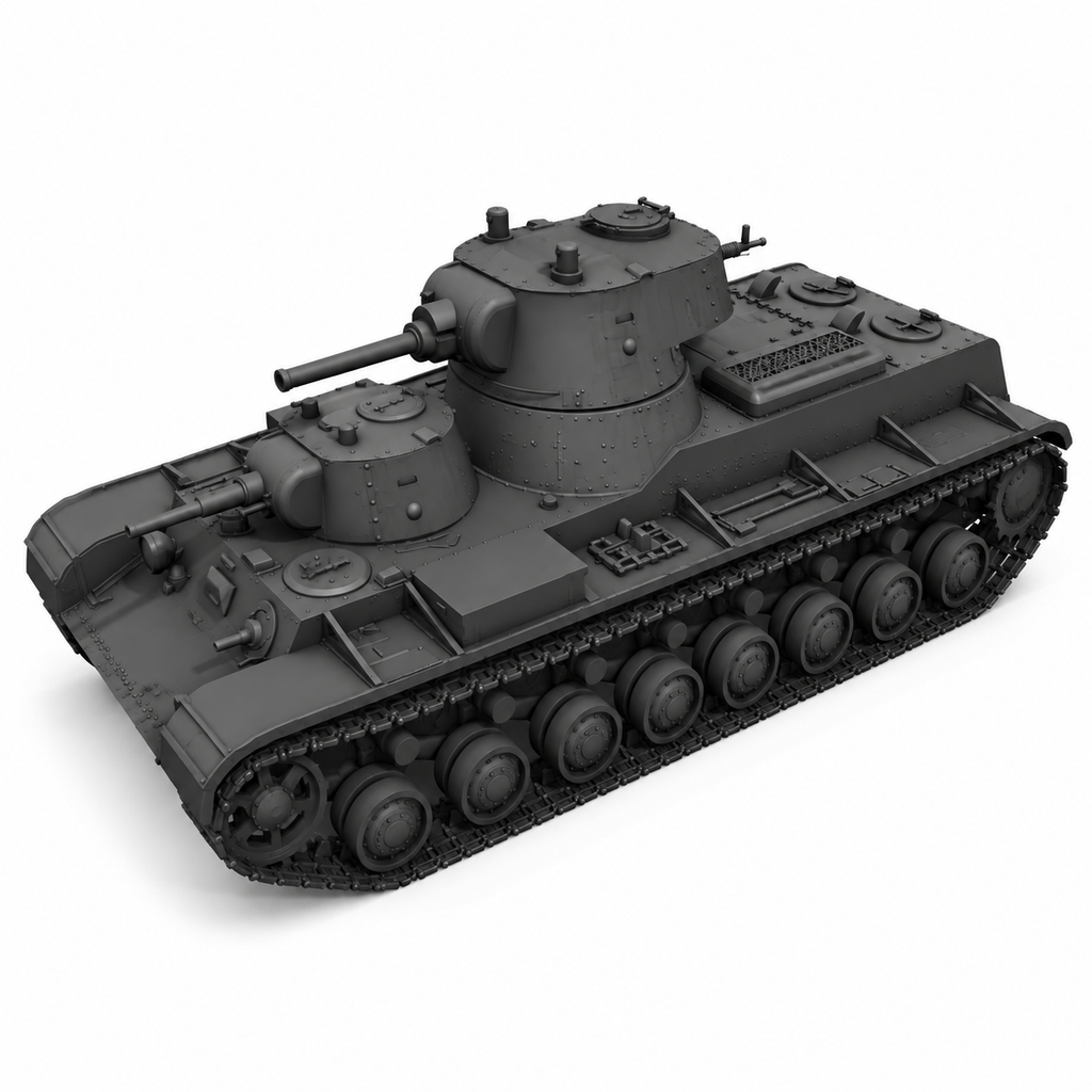 SSMODEL1/72 1/144 Multi Scale Soviet Union SMK tank Resin Model Kit TSS0557