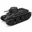 SSMODEL 1/72 1/144 Multi Scale BT-2 Tank Resin MODEL TSS0578