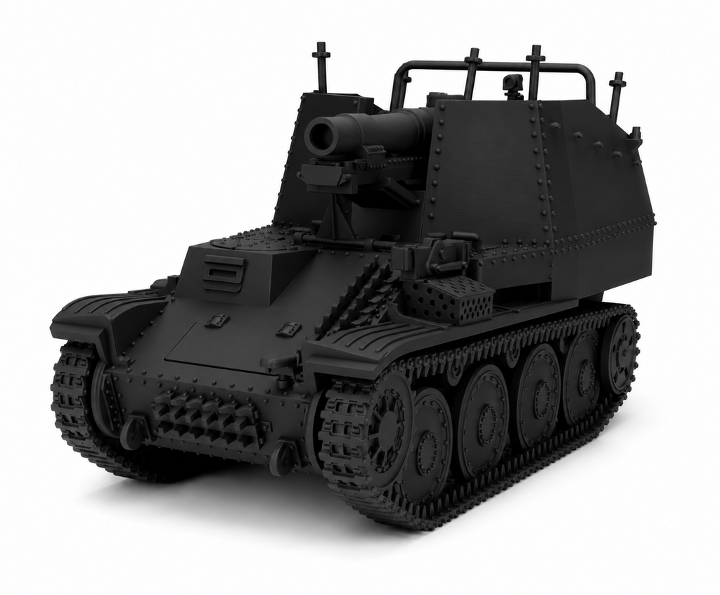 SSMODEL 1/72 1/144 Multi Scale sIG 33 auf Panzer 38t Ausf.K Grille MODEL TSS1342
