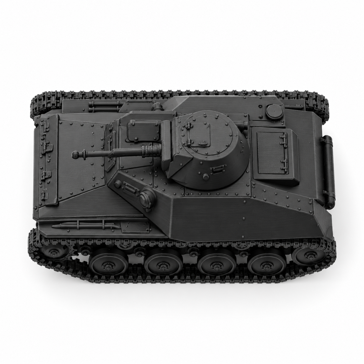 SSMODEL1/72 1/144 WWII Soviet T-40 Amphibious Light Tank Resin Model Kit TSS1208 — detail view 4
