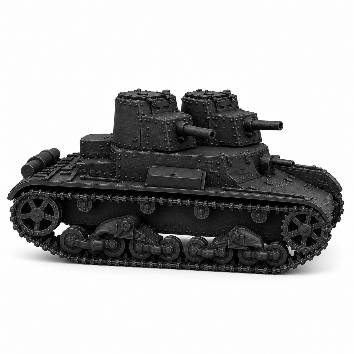 SSMODEL 1/72 1/144 Multi Scale T-26 mod. 1931 tank Resin Model Kit TSS0088 — detail view 4