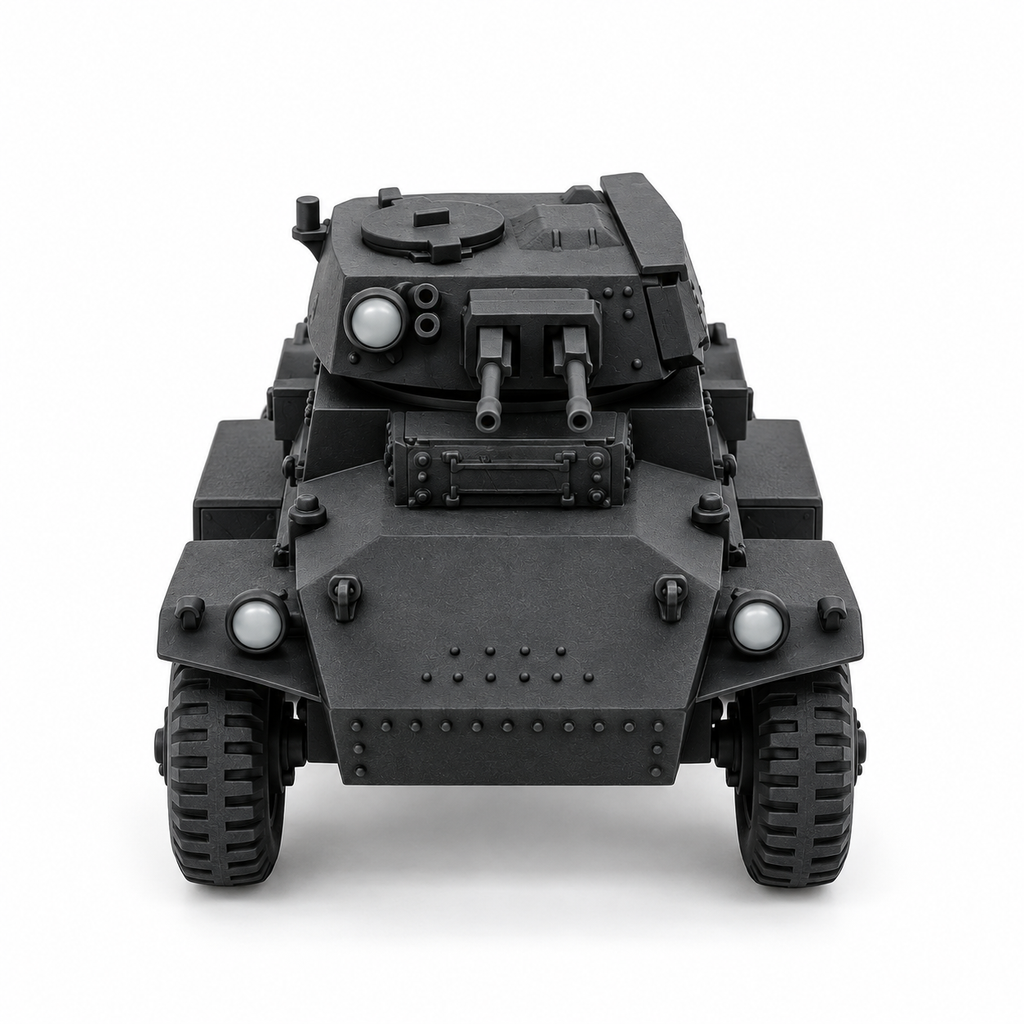 SSMODEL 1/72 1/144 Multi-Scale WWII UK Armoured Car Mk.I Resin Model Kit TSS1254