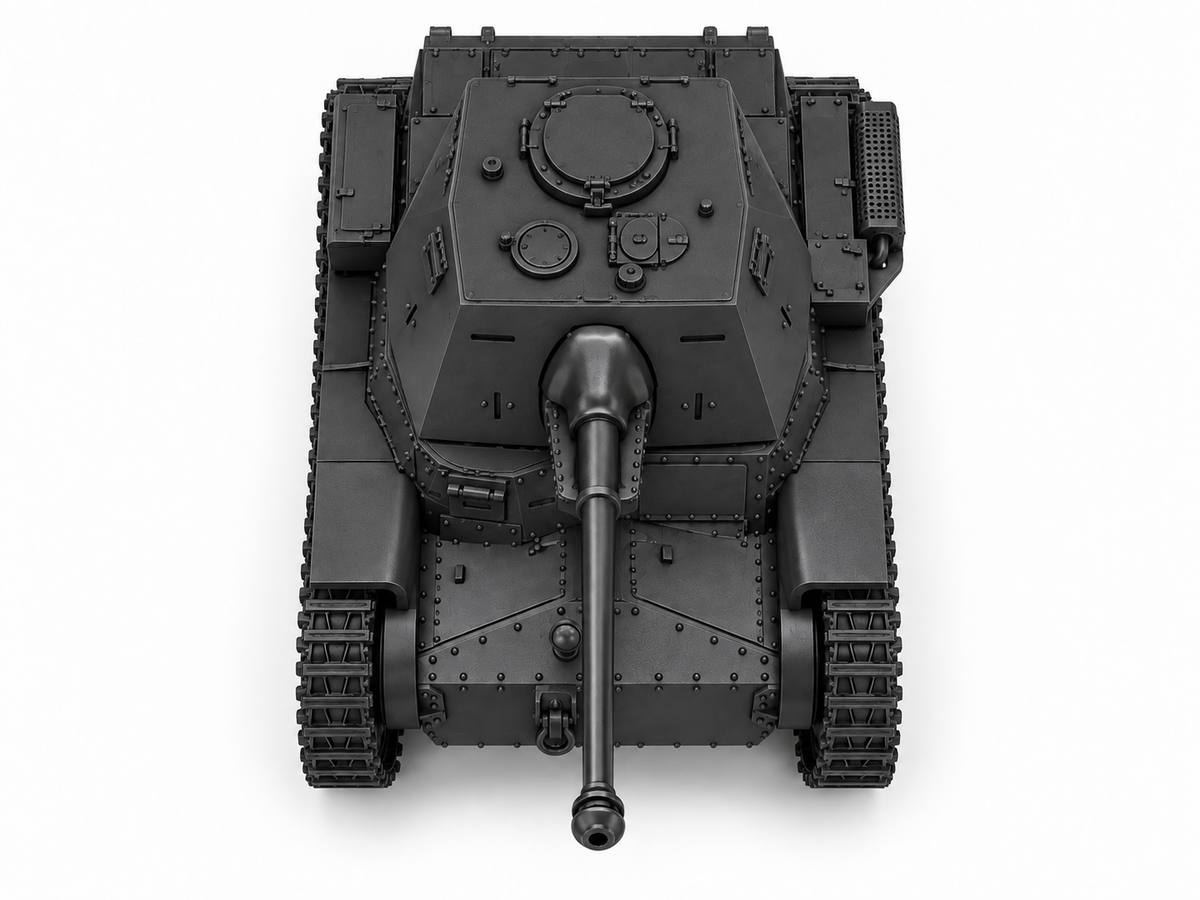SSMODEL 1/72 1/144 Type 3 Ho-Ni III Self-propelled gun Tank Resin MODEL TSS1394 — detail view 3