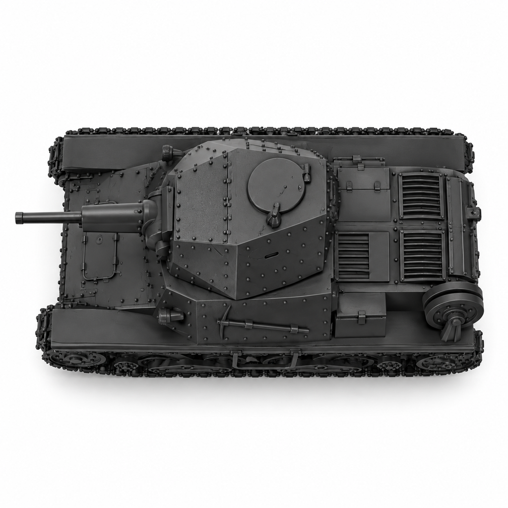 SSMODEL 1/72 1/144 Multi Scale Carro Portamunizioni L40 Tank Resin MODEL TSS0788