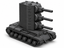 SSMODEL 1/72 1/144 Multi Scale KV-2-2-2 Funny Fictional Tank MODEL kit TSS0498