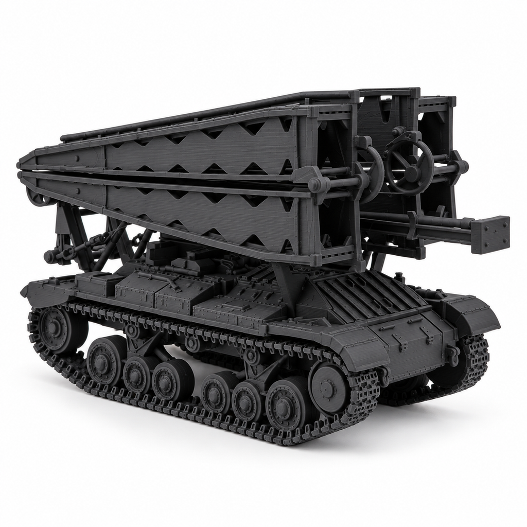 SSMODEL 1/72 1/144 Valentine Bridgelayer UK WW2 Lend-Lease Resin Model  TSS1005