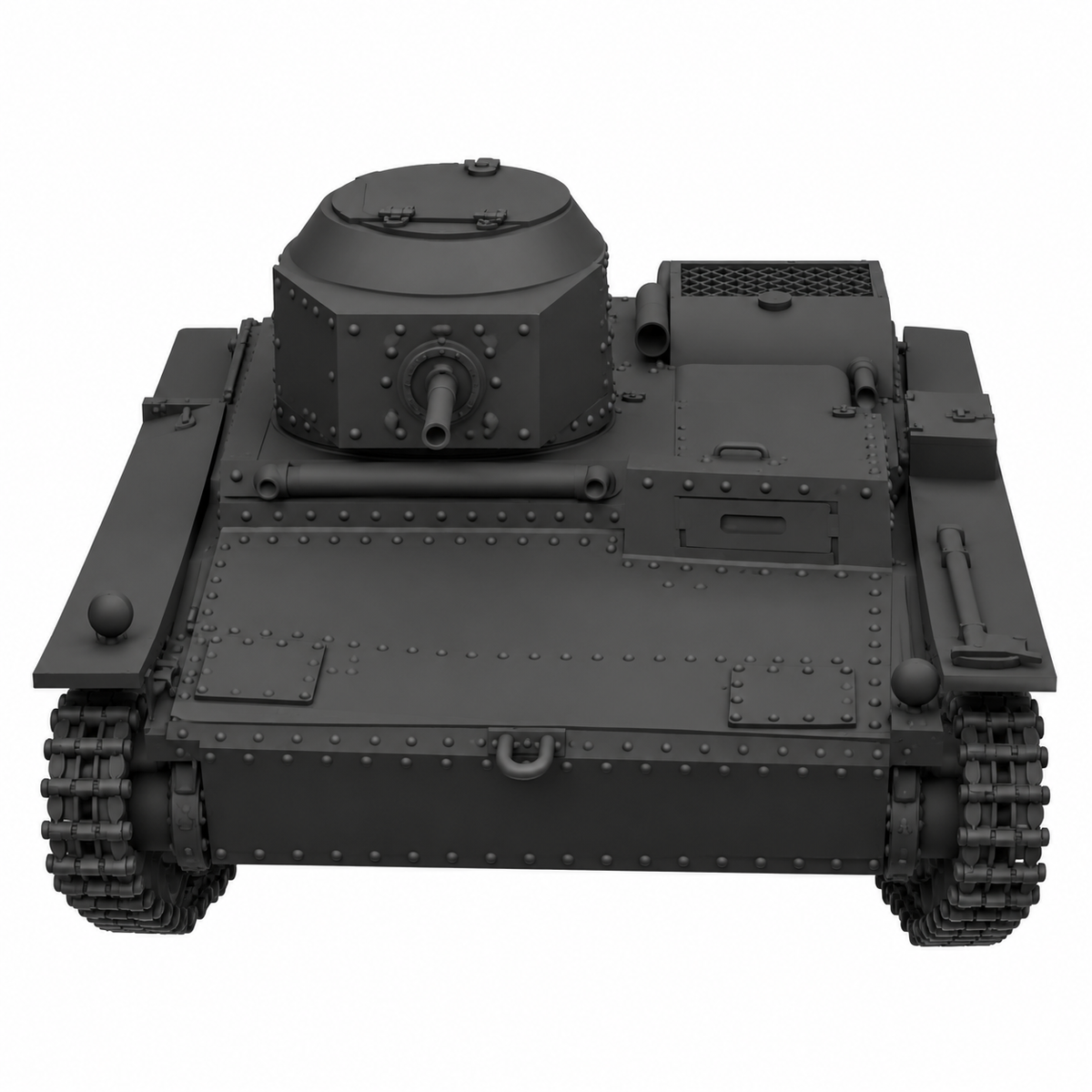 SSMODEL 1/72 1/144 Multi Scale T-38 Soviet Light Amphibious Tank MODEL TSS0015 — detail view 3