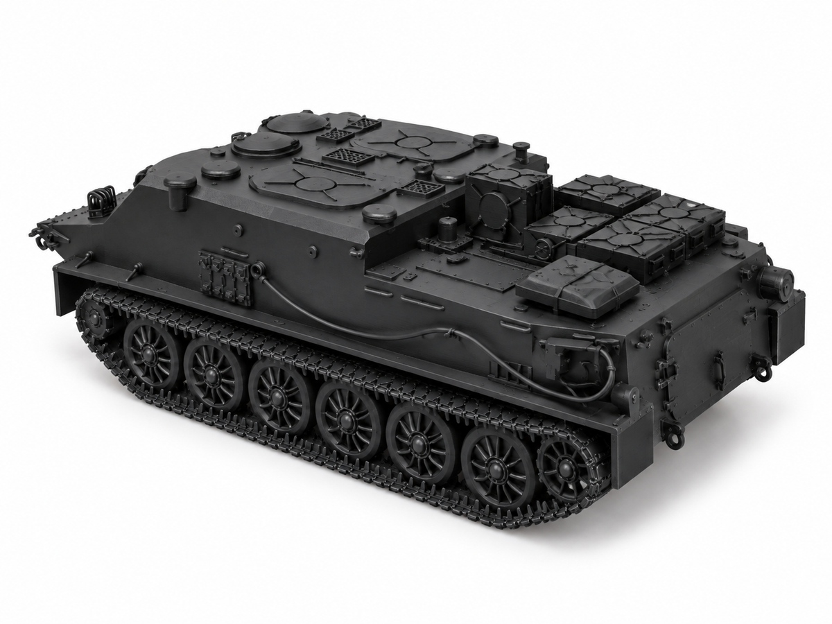 SSMODEL 1/72 1/144 BTR-50PU Soviet coldwar command vehicle Resin Model TSS0288 — detail view 4