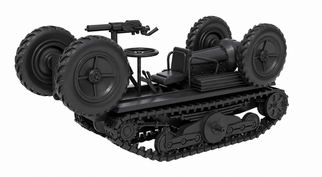 SSMODEL 1/72 1/144 Multi Scale ADMK Mulus Tankette Austria Tank MODEL TSS1149