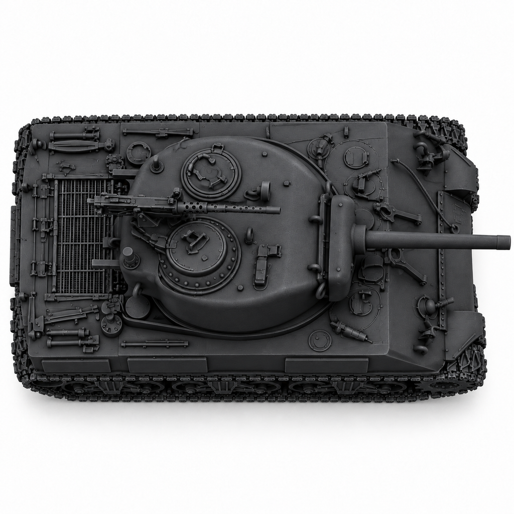 SSMODEL 1/72 1/144 Multi-Scale M4A2 (76)W US WWII medium tank MODEL KIT TSS0210