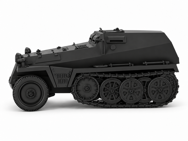 SSMODEL 1/72 1/144 Sd.Kfz.252 Leichte Gepanzerte Trailer Resin MODEL kit TSS1102