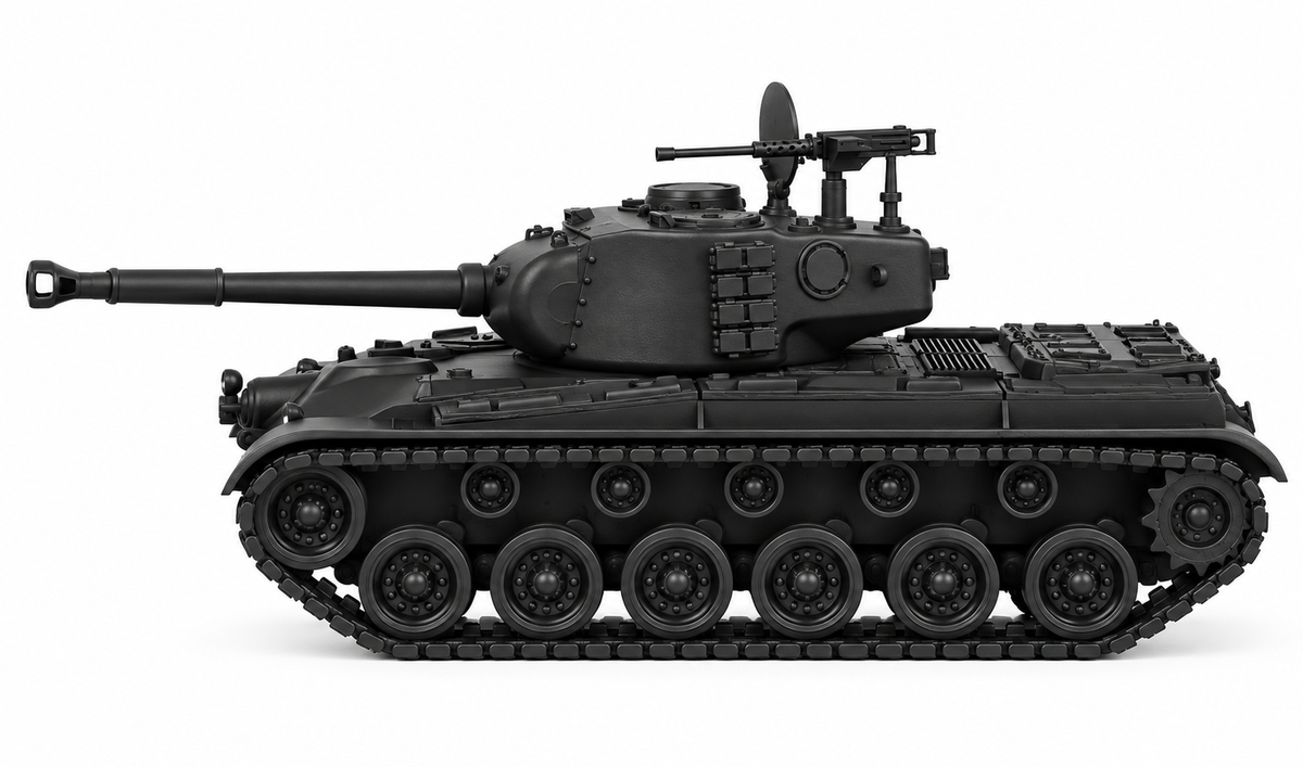 SSMODEL 1/72 1/144 Multi Scale Medium M46 Patton Tank MODEL TSS1175 — detail view 2