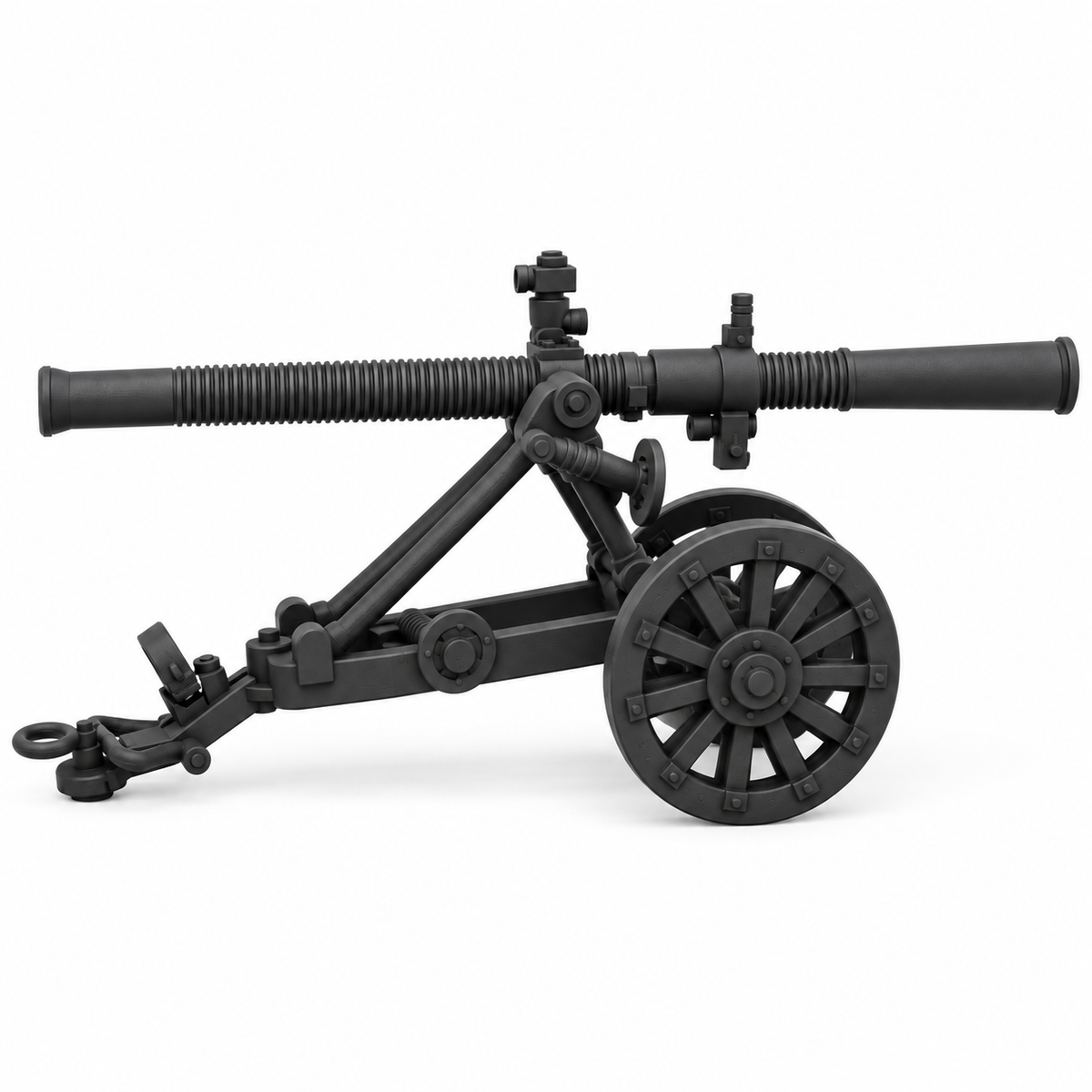 SSMODEL 1/72 1/144 Multi Scale 76mm battalion recoilless BPK76 MODEL KIT TSS0436 — detail view 5