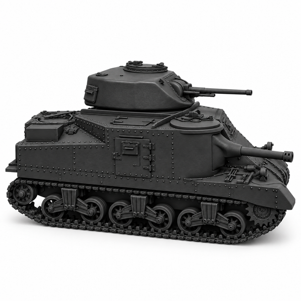 SSMODEL 1/72 1/144 Multi-Scale M3 Grant Medium Tank Resin MODEL KIT TSS0221