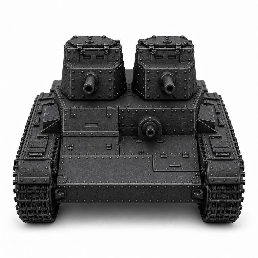 SSMODEL 1/72 1/144 Multi Scale T-26 mod. 1931 tank Resin Model Kit TSS0088