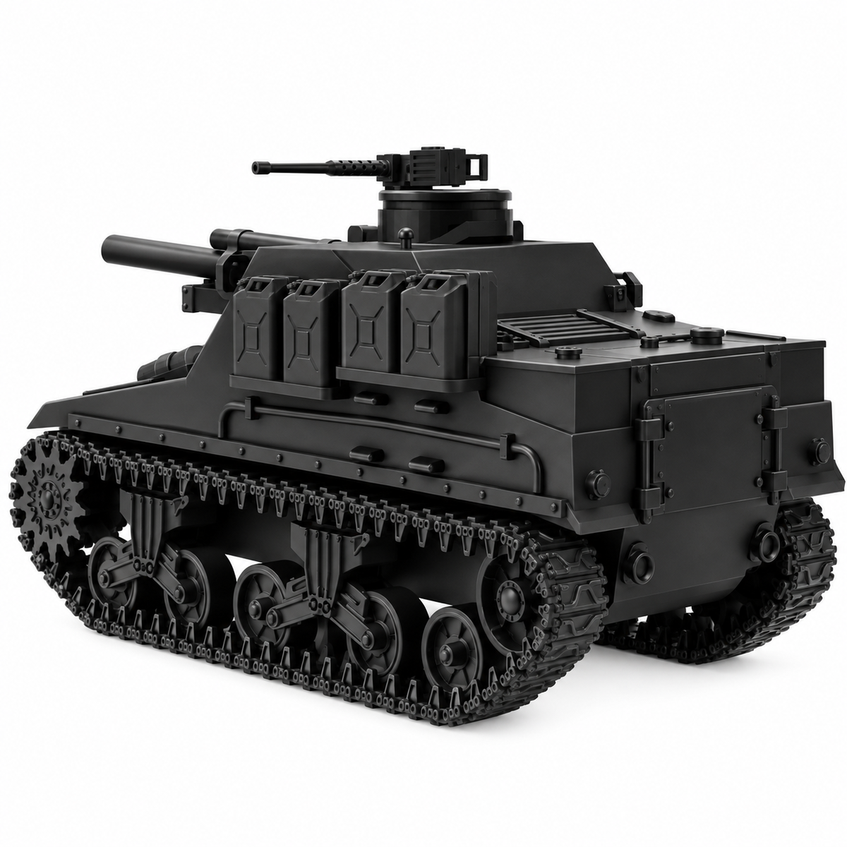 SSMODEL 1/72 1/144 WW2 Priest M7B1 105mm HMC Sherman Tracks Resin Model TSS0888 — detail view 4