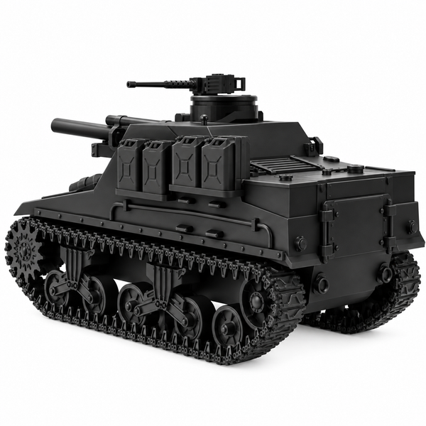 SSMODEL 1/72 1/144 WW2 Priest M7B1 105mm HMC Sherman Tracks Resin Model TSS0888