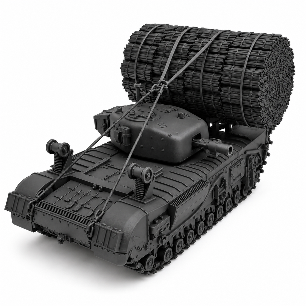 SSMODEL 1/72 1/144 Churchill Mk.IV Fascine carrier UK Resin MODEL KIT TSS0798