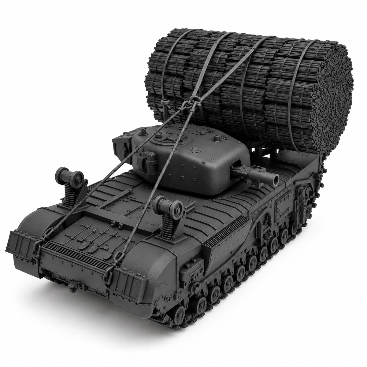 SSMODEL 1/72 1/144 Churchill Mk.IV Fascine carrier UK Resin MODEL KIT TSS0798 — detail view 5