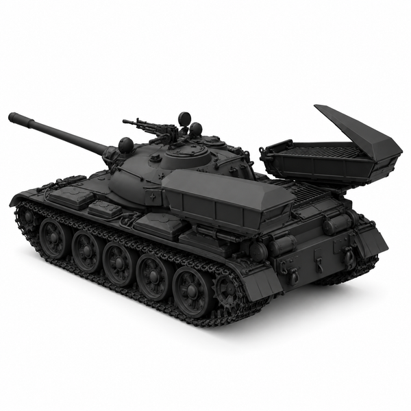 SSMODEL 1/72 1/144 Multi Scale  T-55 PW-LWD Polish Tank MODEL kit TSS0389